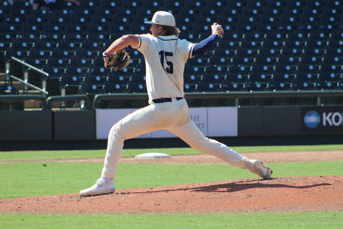 Pearland Flower Mound 6A UIL state championship Texas baseball playoffs 061023 Andrew McCulloch 45